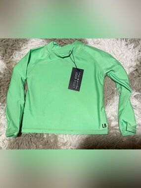 Little Bipsy Mint Green Long-Sleeve Rash Guard
